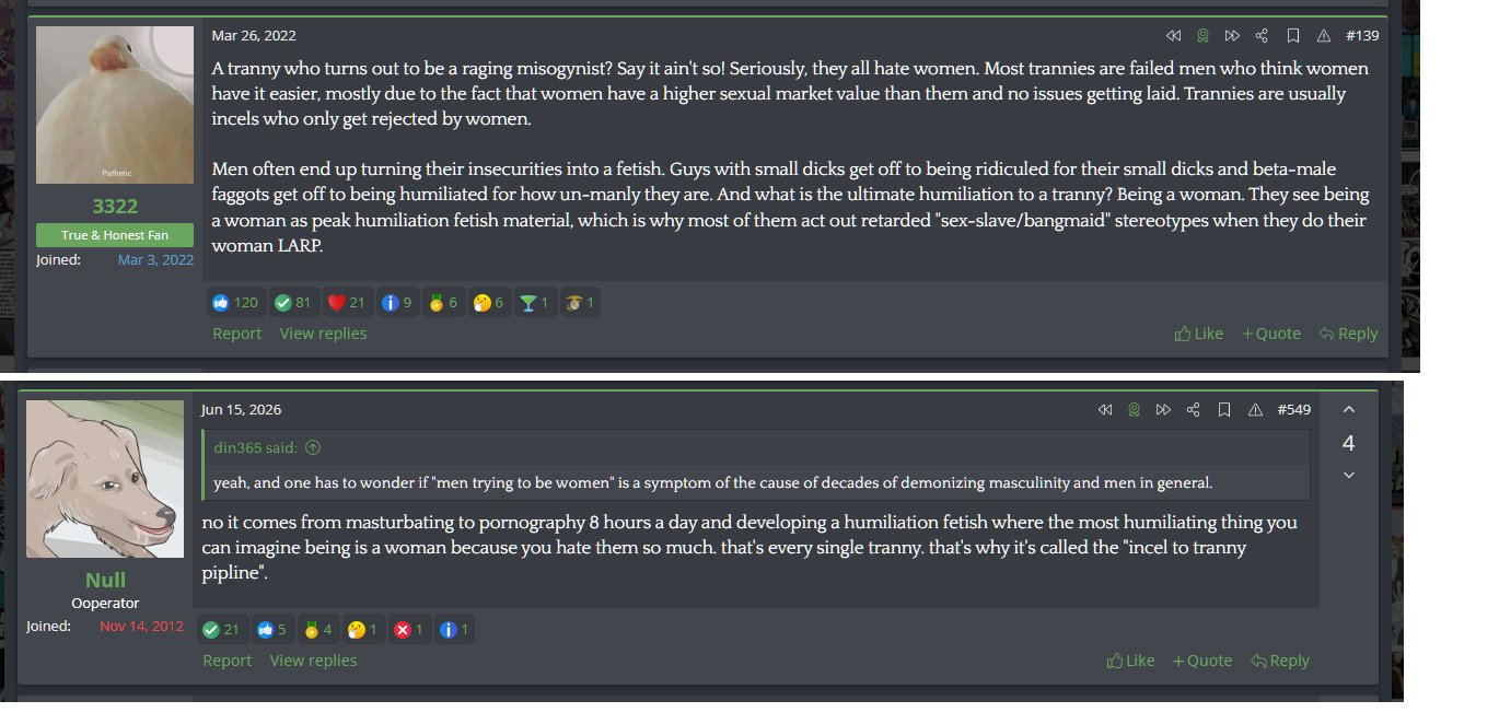 3322 and Josh repeat the same esoteric talking point years apart about trannies wanting to be ...jpg