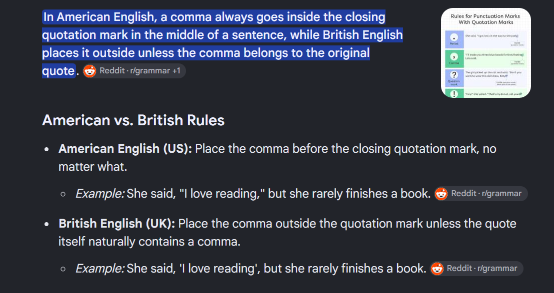 comma and quotation mark rules American vs British.png