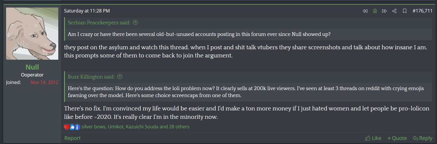 Josh admits defeat on the loli question and has FOMO over Metokur gaslighting him on the Kirsc...png