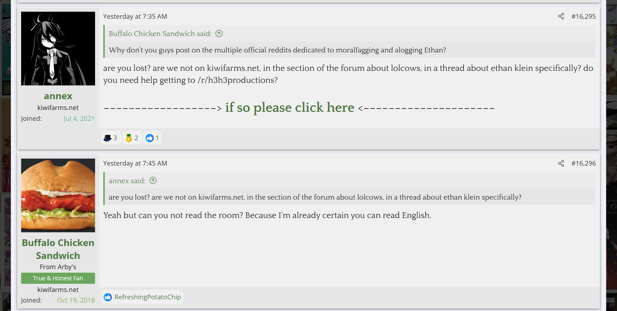 kiwifarms lolcow thread isn't about lolcows.png