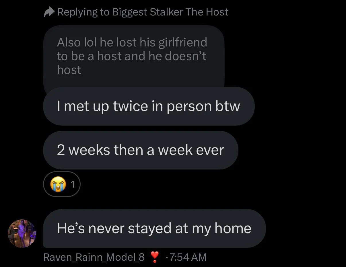 Kyle Coleman AKA Hujan - Ralph tweet about Kyle's breakup with Raven - screenshot attachment 2.webp