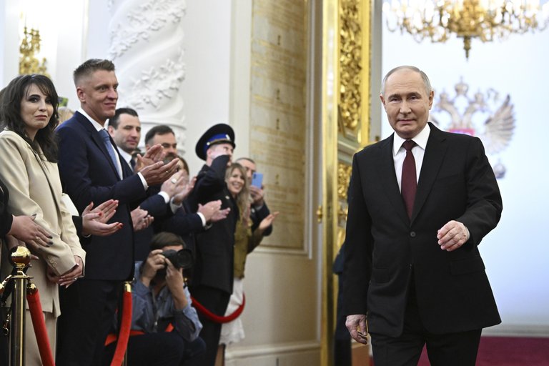 Vladimir Putin at his fifth presidential ingurational ceremony.jpg