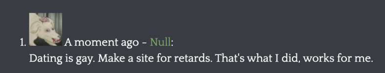 dating is gay. make a site for retards. works for me.png dating is gay. make a site for retards. works for me.png