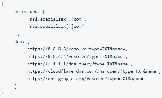 JSON configuration